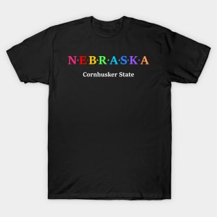 Nebraska, USA. Cornhusker State T-Shirt